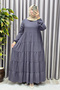 Women's Hijab Clothing 5-Layer Indonesian Crepe Dress