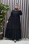 Women's Hijab Clothing Plus Size Two Layer Ferace - 4