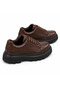 Men's Light Brown Vegan Leather Black platform sole comfortable casual shoes BT X24 - 3