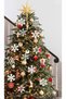 New Year's Tree White Snowflake Ornaments, Set of 12 - 2