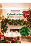 New Year's Thick Christmas Tree Garland, 230 cm, with Branches - 8
