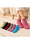 Multicolored Reversible Towel Winter Terry Socks, Pack of 12