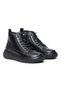 Genuine Leather Women's Zip-Up Fur-Trimmed Boots - 3