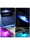 مصباح USB صغير لإضفاء أجواء مميزة، مصباح LED داخلي للسيارة مع خيارات ألوان متعددة لإضفاء أجواء مميزة. - 6
