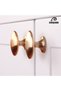 Space Matte Gold Button Handle Luxury Country Kitchen Furniture Cabinet Drawer Handle 25 mm Diameter - 5