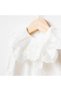 Barbosa Pugi Baby Girls' 4-Piece Guipure Lace Luxury Natural Hospital Outfit / Naming Ceremony Romper Set 0-3 - 2