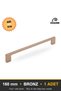 Delicate Handle - Luxury Country Kitchen Cabinet Drawer Handle, Bronze, 160 mm - 3