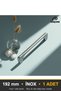 Marsel İnox 192 mm Handle—Luxury Country Kitchen Cabinet and Drawer Handle - 6