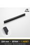 Safran Black 224 mm Handle Luxury Country Kitchen Furniture Cabinet Drawer Handle - 3