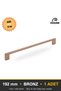Delicate Handle - Luxury Country Kitchen Cabinet Drawer Handle, Bronze, 192 mm - 3