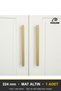 Safran Matte Gold 224 mm Handle Luxury Country Kitchen Furniture Cabinet Drawer Handle - 4