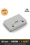 Recessed Chrome 32 mm Handle Luxury Country Kitchen Furniture Cabinet Drawer Handle - 5