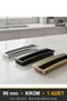 Recessed Chrome 96 mm Handle Luxury Country Kitchen Furniture Cabinet Drawer Handle - 9
