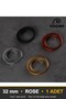 Side Ring Oval Ring Furniture Knob, 32 mm, Rose, Kitchen Cabinet and Drawer Knob - 5