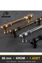 Şehzade Chrome 96 mm Handle—Luxury Country Kitchen Cabinet and Drawer Handle - 9