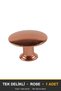 Mussel Rose Button Handle Luxury Country Kitchen Furniture Cabinet Drawer Handle 35 mm Diameter - 3