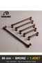 Zümra Bronze 96 mm Handle—Luxury Country Kitchen Cabinet and Drawer Handle - 7