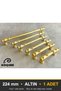 Şehzade Altın 224 mm Handle—Luxury Country-Style Kitchen Cabinet and Drawer Handle - 8