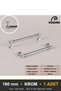 Zümra Chrome 160 mm Handle—Luxury Country Kitchen Cabinet and Drawer Handle - 3