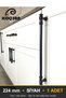 Şehzade Black 224 mm Handle—Luxury Country Kitchen Cabinet and Drawer Handle - 6