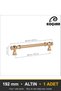 Şehzade Altın 192 mm Handle—Luxury Country Kitchen Cabinet and Drawer Handle - 4