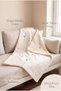 Cream Color Double-Sided Muslin Sheep Hair Baby Blanket (100X120 cm) - 6