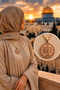 Women's and Men's 100% Pure Copper Necklace – Copper Medallion Inscribed with a Prayer from Surah Al-Waqi'ah, Religious Unisex Necklace Featuring Symbols of Blessings, Provision, and Abundance - 4