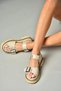 S996074009 Beige Women's Sandals - 2