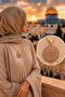 Unisex 100% Pure Copper Necklace – Copper Medallion Inscribed with the Ayat al-Kursi Prayer, Religious Unisex Necklace Featuring Symbols of Protection Against the Evil Eye and Spiritual Protection - 4