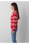 Wool Blend Striped Polo Collar Sweater, Regular Fit / Standard Cut 1711026-91568 - 5