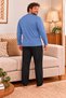 Men's Plus Size Pajama Set - 2