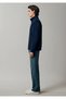 Logo Printed Zippered Navy Blue Sweatshirt 0S10655-70497 - 6