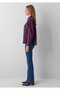 Soft-Premium (TENCEL™) Lyocell-Blend Purple Oversized Shirt / Loose Fit 1220416-70674 - 4