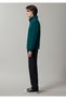 Patch Embroidered Semi-Zip Green Sweatshirt 0S10613-90366 - 7