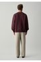 M0S10634 Basic Men's Sweatshirt Bordo - 7