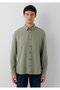 Soft-Premium (TENCEL™) Lyocell Green Shirt, Regular Fit / Standard Cut 0212068-71818 - 3