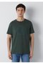 Black Printed Green T-Shirt Regular Fit / Normal Cut 0613531-71602 - 3
