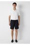 Black Linen Shorts 0410321-900 - 3
