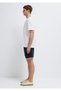Black Printed White T-Shirt Loose Fit / Comfortable Cut 0613365-620 - 5