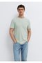 Logo Printed Green Interlock T-Shirt Slim Fit / Narrow Cut 0610360-71464 - 2