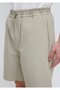 Elastic Waist Beige Shorts 0410315-70154 - 6
