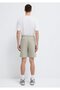 Elastic Waist Beige Shorts 0410315-70154 - 5