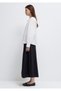 Detailed White Shirt Loose Fit / Relaxed Comfortable Cut 1211348-620 - 4