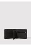 Black Faux Leather Wallet 0911843-900 - 3
