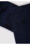 Seal Logo Embroidered Navy Blue Socks 0911622-32184 - 2