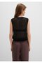 Black Sleeveless Knitwear 1710661-900 - 6