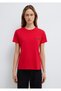 Logo Printed Red T-Shirt Semi Slim Fit 1612962-82054 - 4