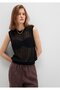 Black Sleeveless Knitwear 1710661-900 - 2