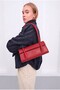 Liakos Model Women's Shoulder Bag – Stylish Red Design.