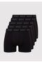 5-teilige schwarze Basic-Boxershorts 0911238 -900